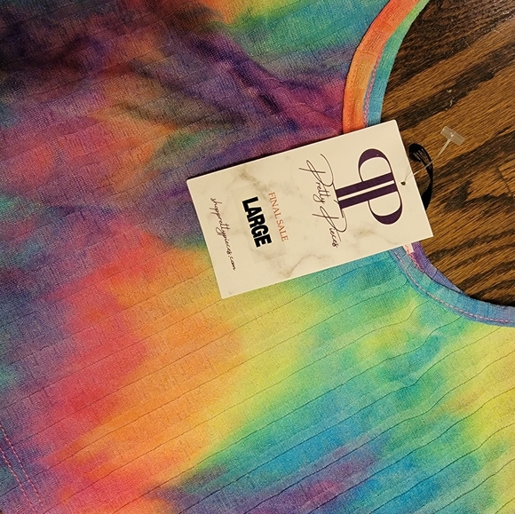 Tie Dye Knot Front Skirt Set - Picture 4 of 4